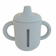 Pipmugg silikon 250 ml silver grey