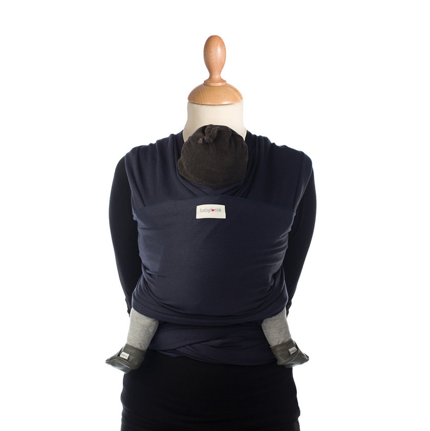Tricot-slen organic navy blue