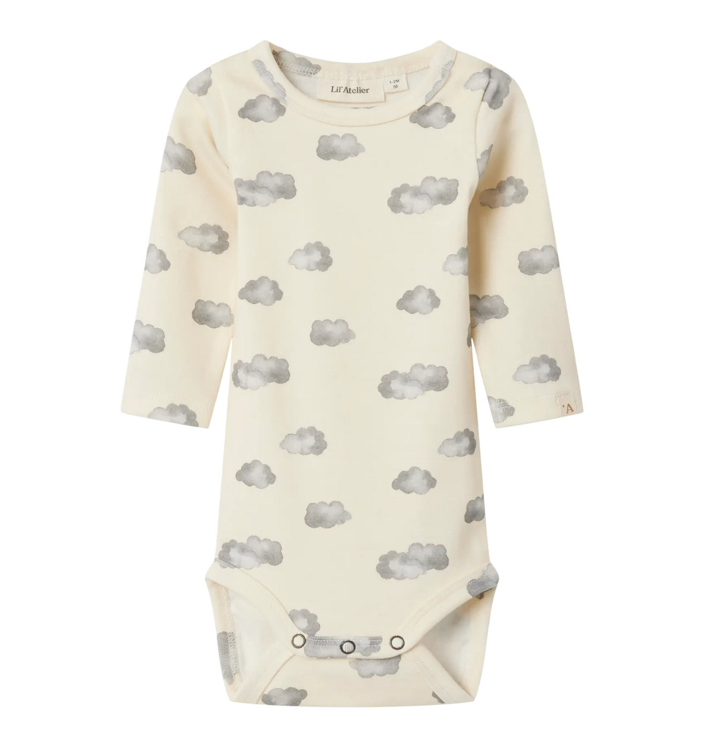 Smal passform Body - NBNLAYO KIM LS SLIM BODY LIL NOOS - BLUE CLOUD