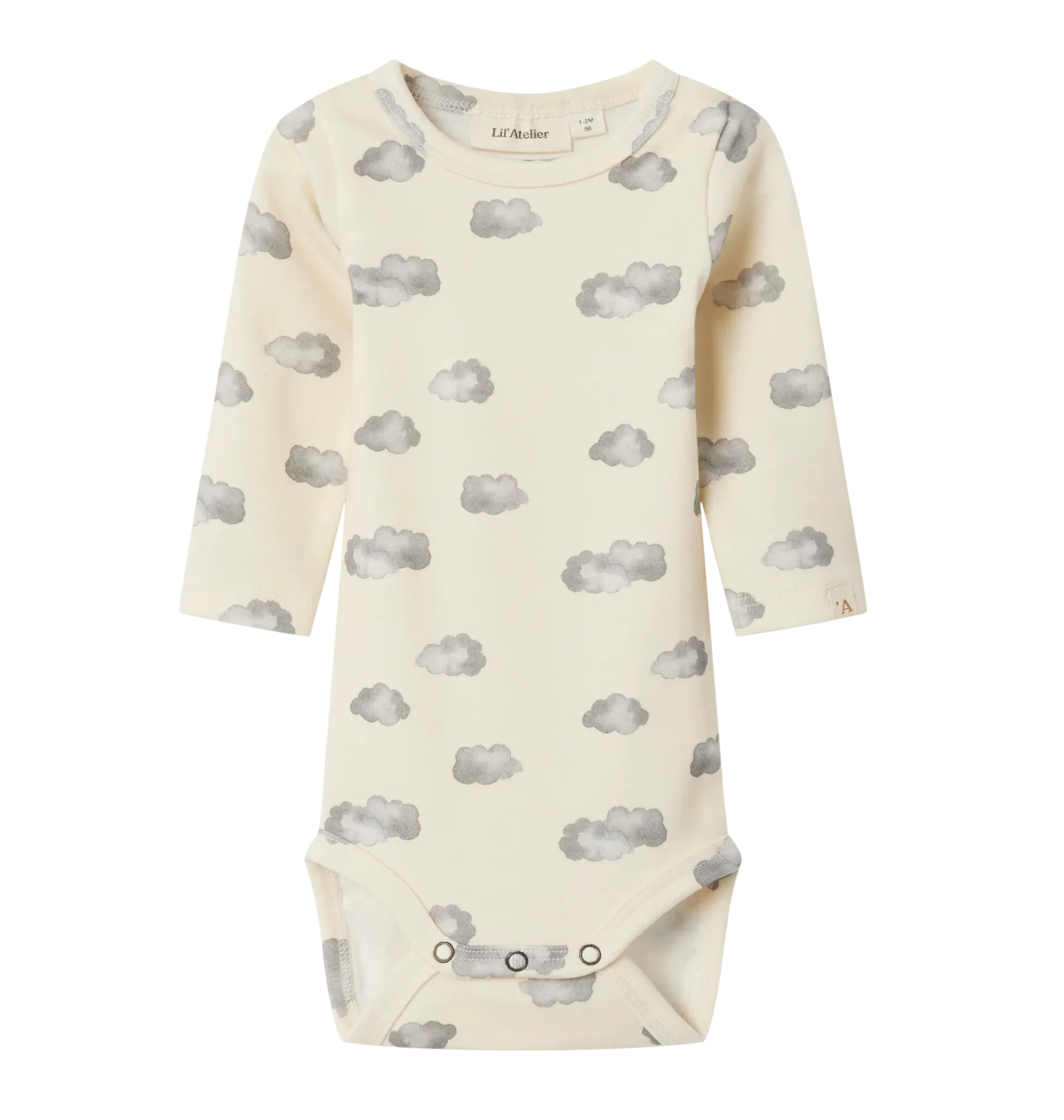 Smal passform Body - NBNLAYO KIM LS SLIM BODY LIL NOOS - BLUE CLOUD