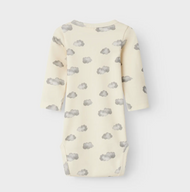 Smal passform Body - NBNLAYO KIM LS SLIM BODY LIL NOOS - BLUE CLOUD