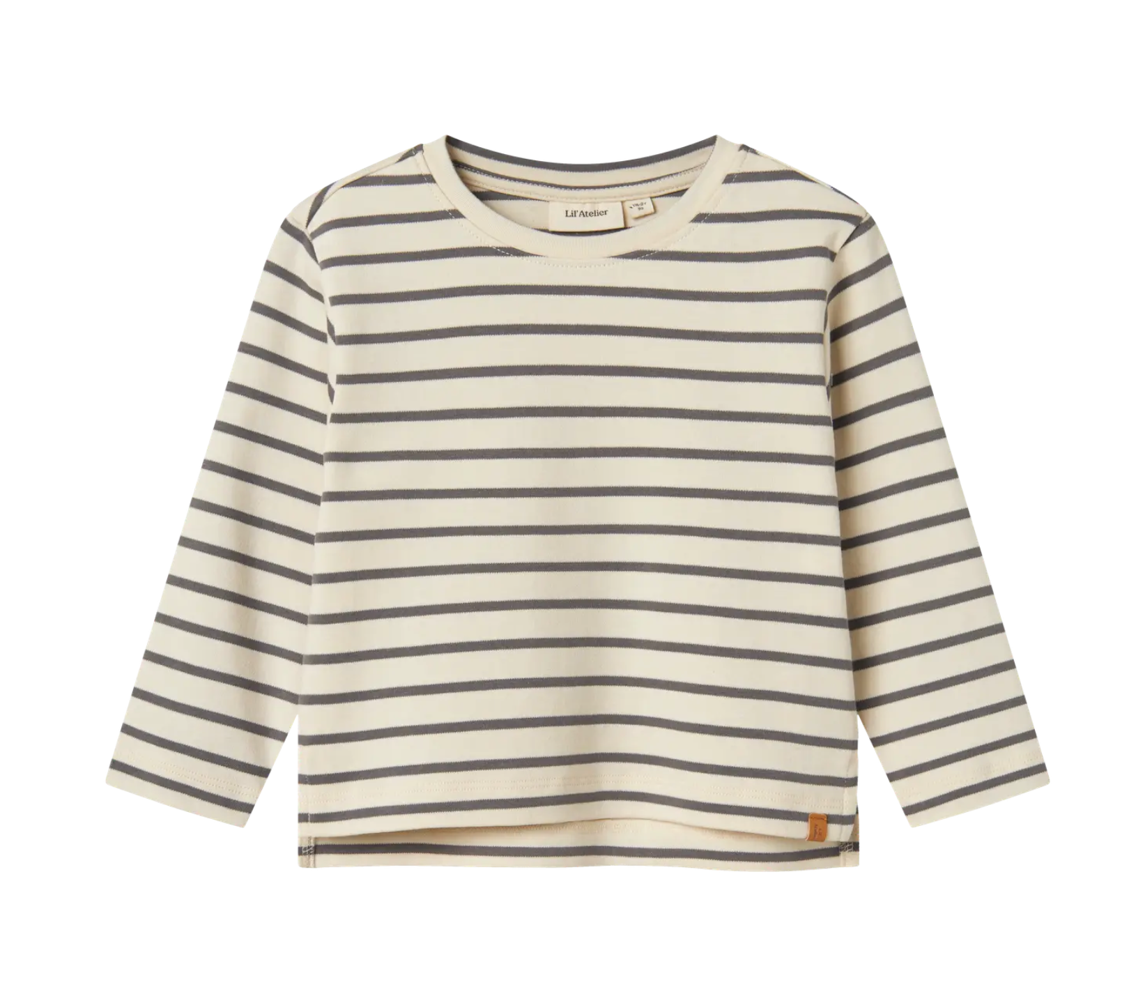 RANDIG LÅNGÄRMAD TOPP - NMMLIMIA LS LOOSE TOP LIL NOOS - POPPY SEED