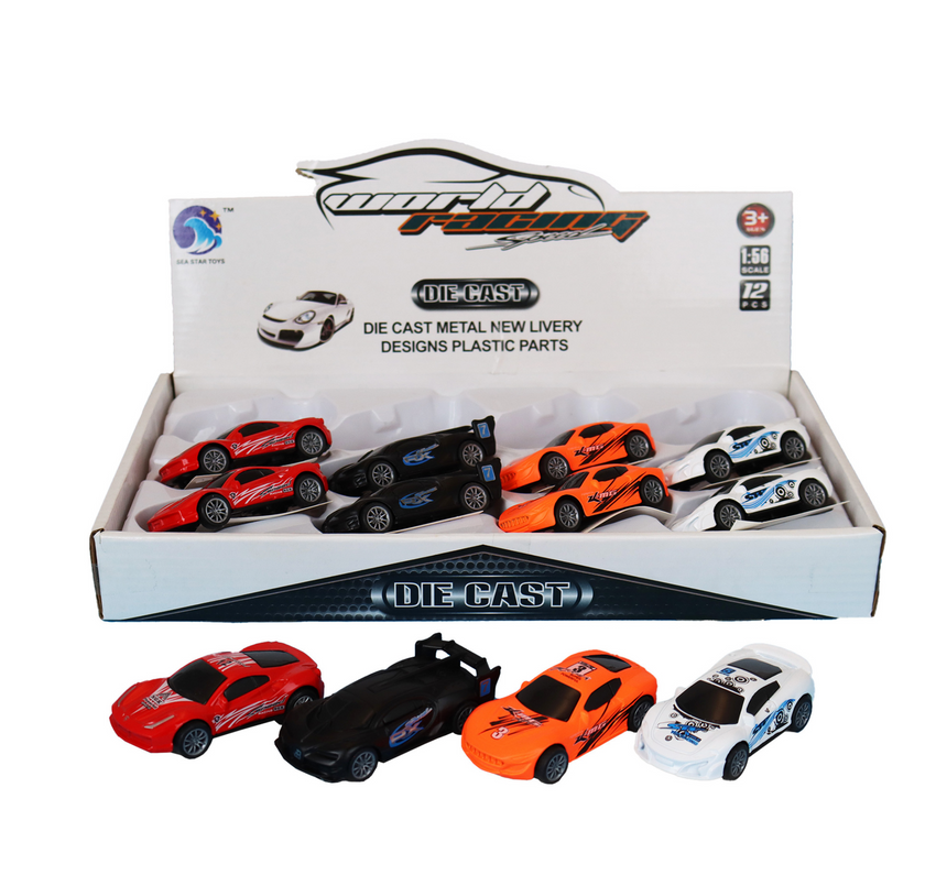 Blandade BILAR 8 CM DIE-CAST