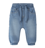 Baggy Baby Jeans i Ekologisk Bomull  - NBMBEN ROUND SWE JEANS 1058-TR NOOS - Medium Blue Denim