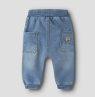 Baggy Baby Jeans i Ekologisk Bomull  - NBMBEN ROUND SWE JEANS 1058-TR NOOS - Medium Blue Denim