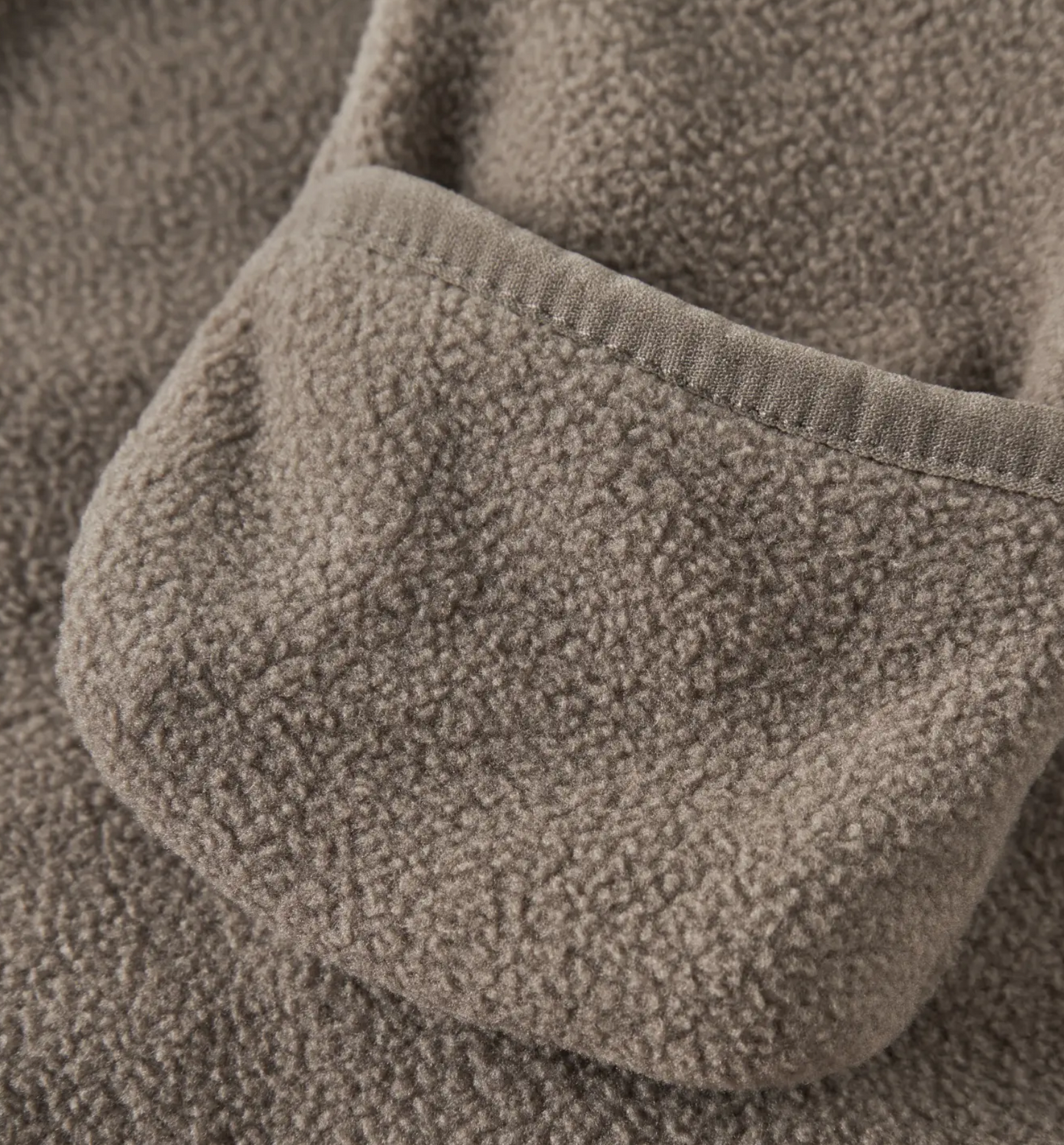 Fleeceoverall för Baby - Walnut - NBNMEEKO FLEECE SUIT MELANGE NOOS