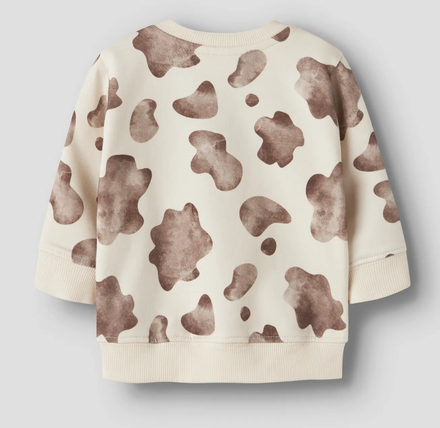 Collegetröja - Antique White - NBMLARRY LS SWEAT BRU