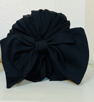 Lieveling Rosett Turban Bambu Svart