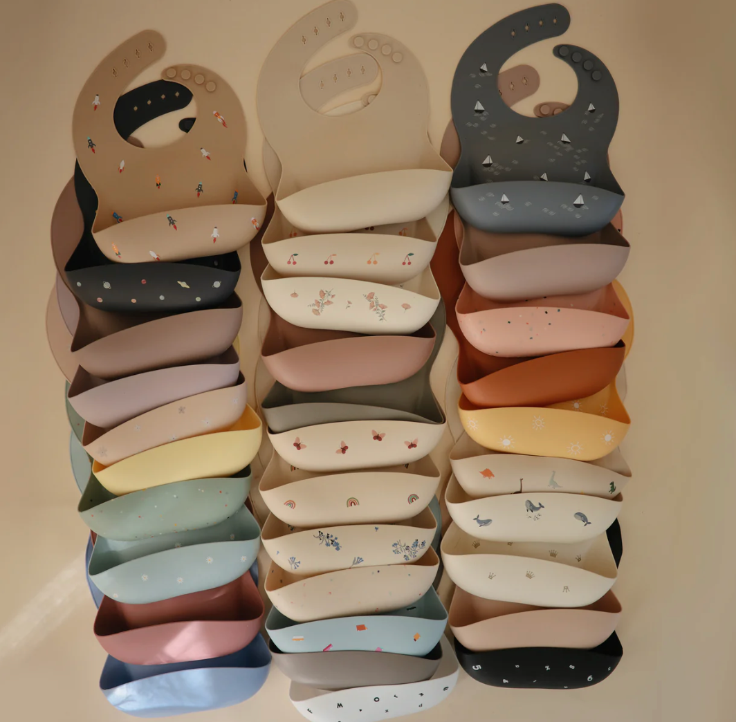 Mushie Silicone Bib