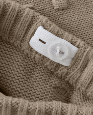 Stickad byxa - NBNGABLE KNIT PANT LIL - Oxford Tan