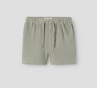 Lil' Atelier MINI  ORGANIC COTTON SHORTS - Seagrass
