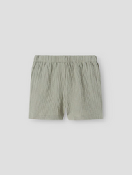 Lil' Atelier MINI  ORGANIC COTTON SHORTS - Seagrass