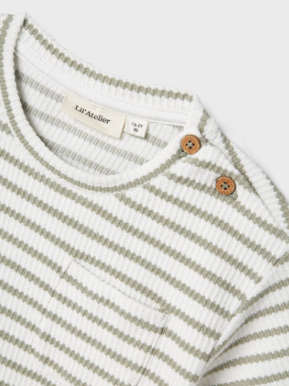 Lil' Atelier MINI  LÖS PASSFORM T-SHIRT - Seagrass