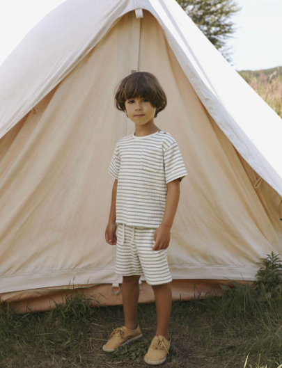 Lil' Atelier MINI  LÖS PASSFORM T-SHIRT - Seagrass