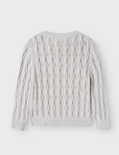 SOFO-ERBJUDANDE - Lil' Atelier MINI  LÅNGÄRMAD STICKAD TRÖJA