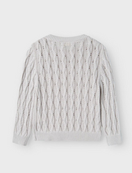 Lil' Atelier MINI  LÅNGÄRMAD STICKAD TRÖJA