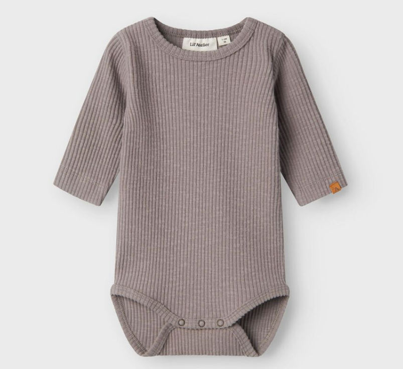 SOFO-ERBJUDANDE - Lil' Atelier BABY  LÅNGÄRMAD BODY - Silent Storm