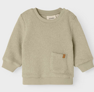 LÅNGÄRMAD SWEATSHIRT - Moss Grey