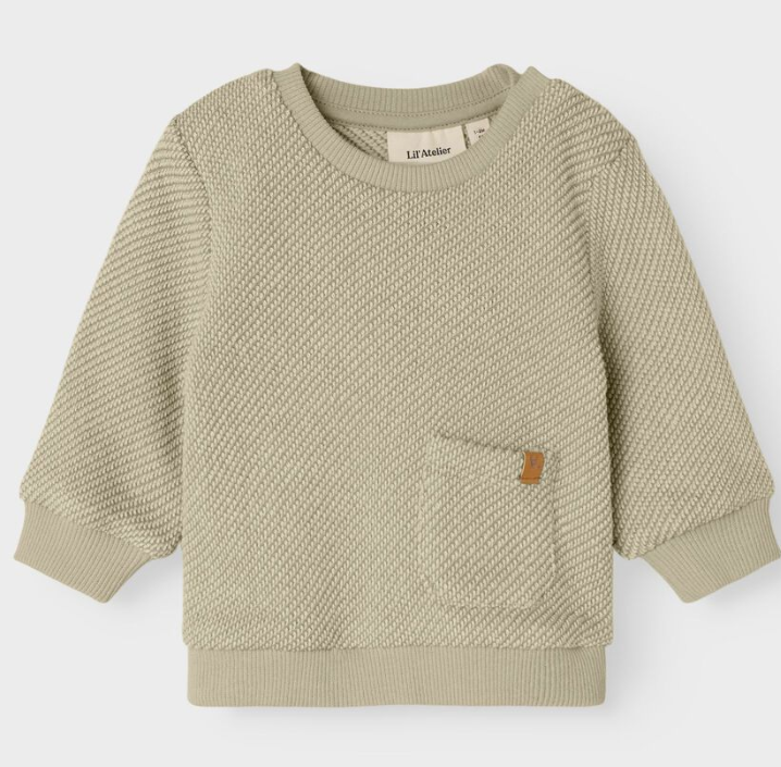 LÅNGÄRMAD SWEATSHIRT - Moss Grey