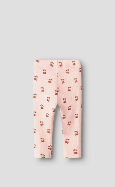 Lil' Atelier BABY  TRYCKTA LEGGINGS - Cherry
