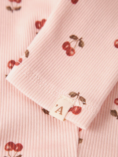Lil' Atelier BABY  TRYCKTA LEGGINGS - Cherry