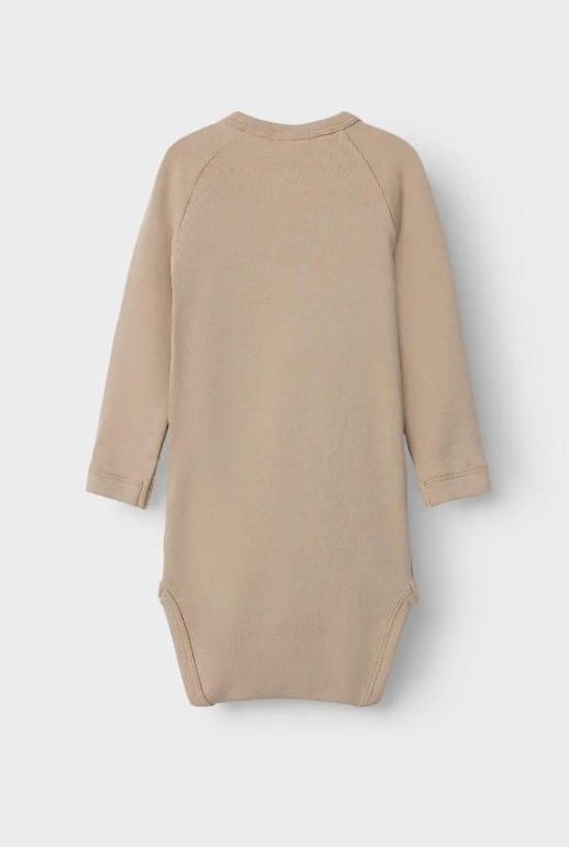 Lil'Atelier NBNGAYO LS SLIM WRAP BODY LIL - White Pepper