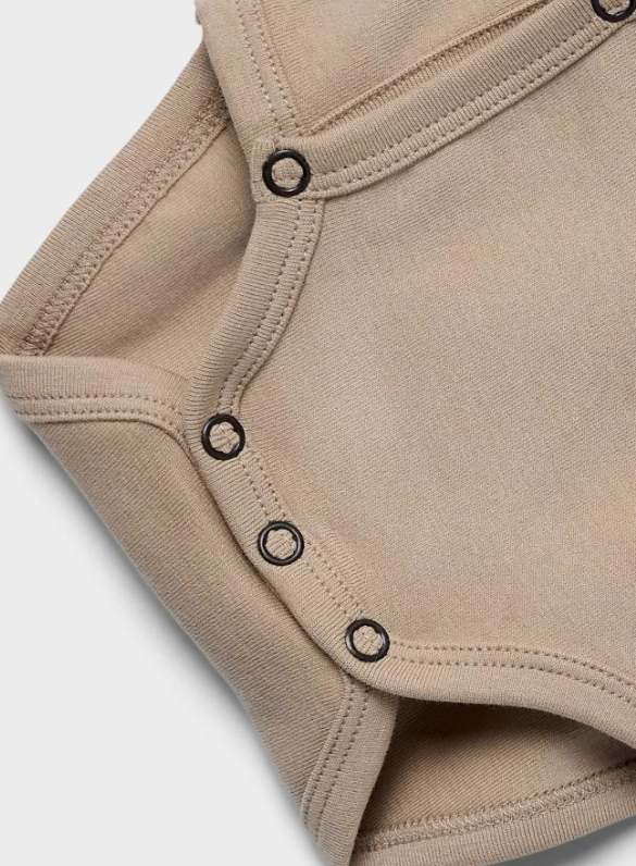 Lil'Atelier NBNGAYO LS SLIM WRAP BODY LIL - White Pepper