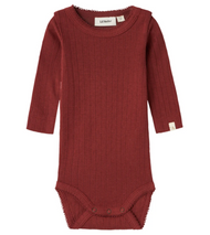 Lil'Atelier NBFRACHEL NES LS SLIM BODY HEA LIL - Spiced Apple