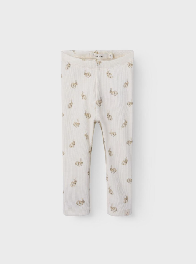 Lil' Atelier NBNLAVO EMO SLIM LEGGING LIL - Turtledove/RABBIT