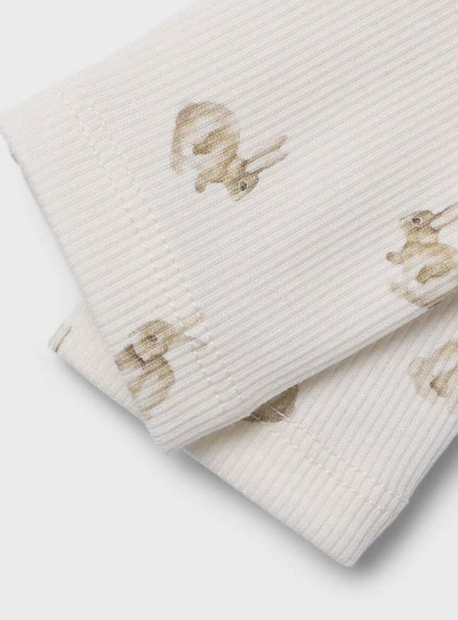 Lil' Atelier NBNLAVO EMO SLIM LEGGING LIL - Turtledove/RABBIT