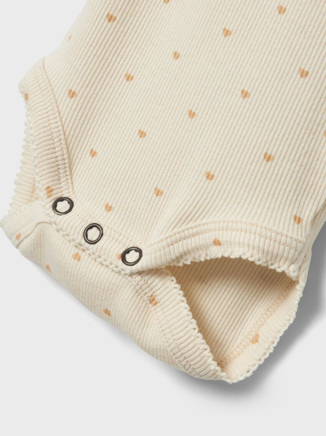 NBFGAGO LS SLIM BODY LIL NOOS - Turtledove/HEARTS