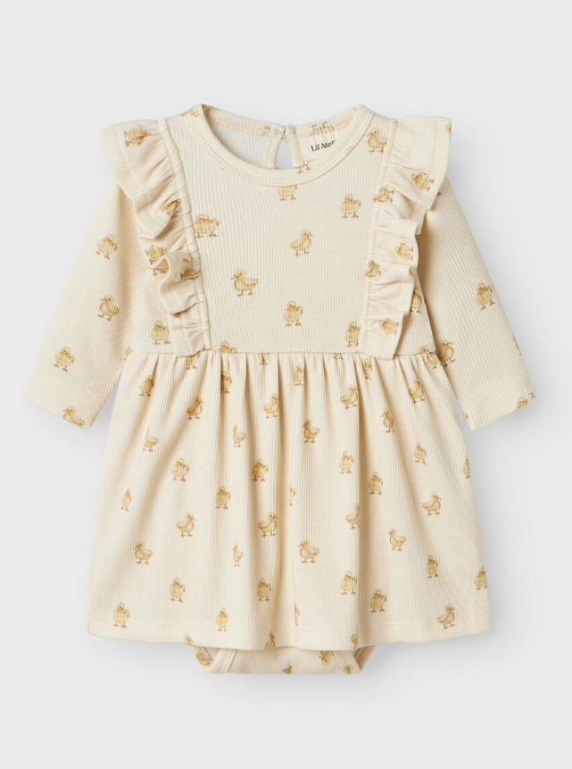 SISTA CHANSEN - Lil' Atelier - NBFLAVO EMO LS BODY DRESS LIL - Storlek 56