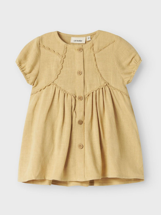 Lil' Atelier - NBFDAMLA SS LOOSE BODY DRESS LIL - Taos Taupe
