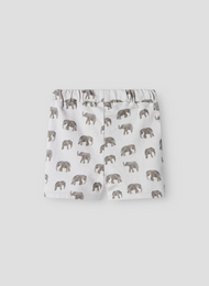 Lil' Atelier MINI  ORGANIC COTTON SHORTS - Blue/ELEPHANT