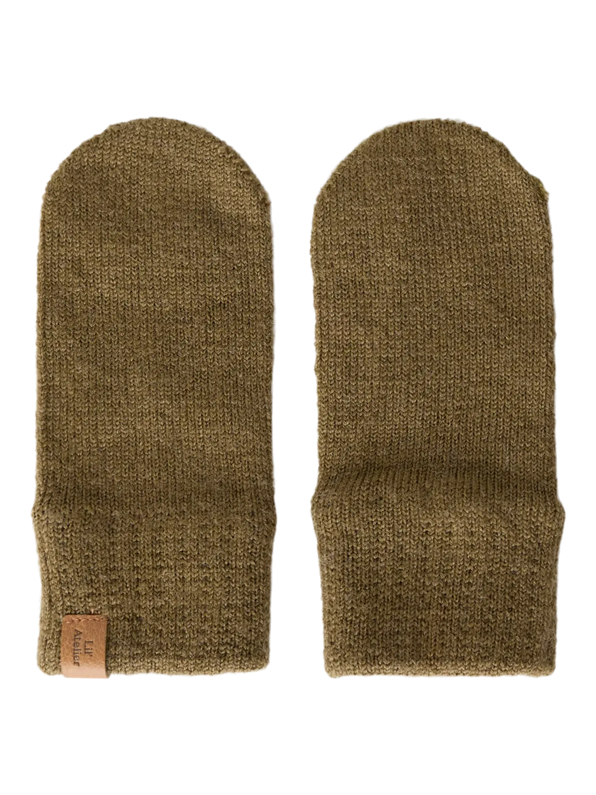 Ullvantar baby ONE SIZE - Kangaroo - NBNNANSON KNIT MITTENS LIL