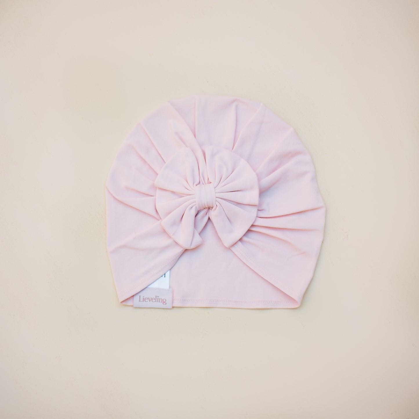 Lieveling Rosett Turban Ekologisk Bomull Peach Pink