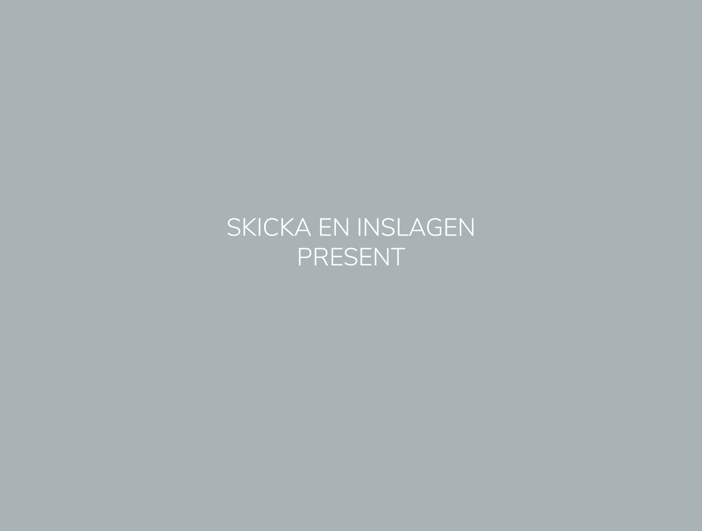Skicka en inslagen present & kort
